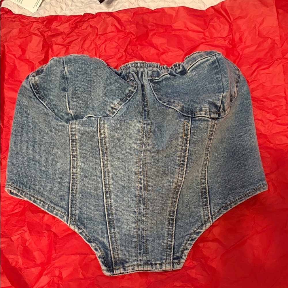 Steve Madden Denim Bodysuit